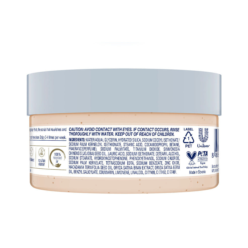 Dove Crushed Macadamia & Rice Milk Moderate Exfoliating Body Scrub