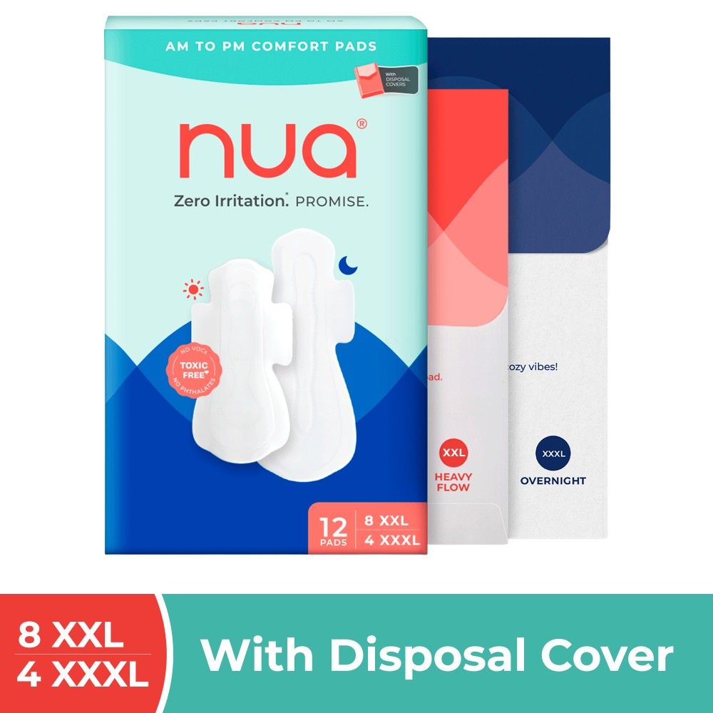 Nua Day And Night Comfort Sanitary Pads