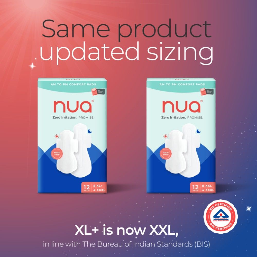 Nua Day And Night Comfort Sanitary Pads