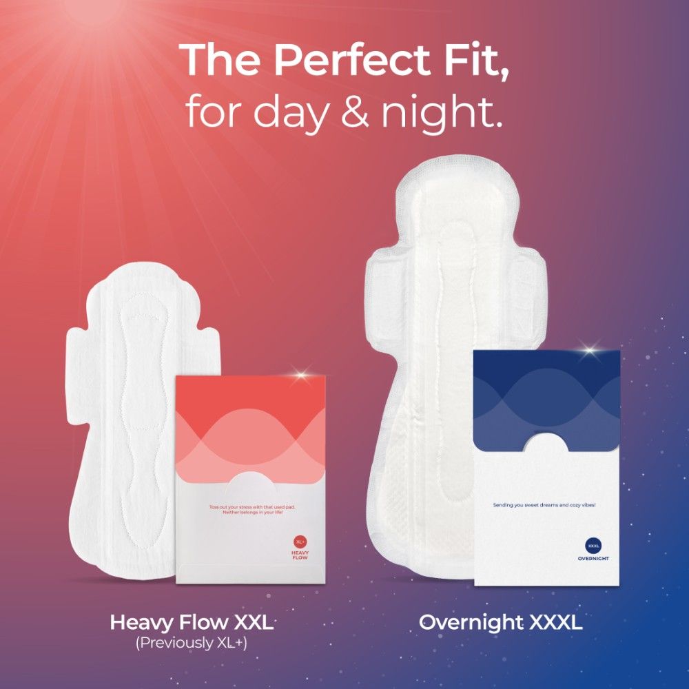 Nua Day And Night Comfort Sanitary Pads