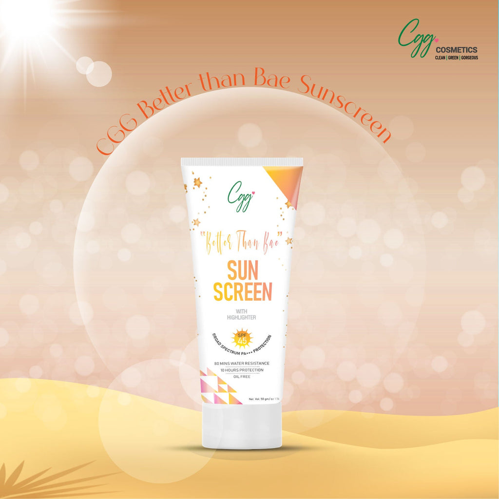 CGG Cosmetics Suncreen SPF 45 + FREE CGG cosmetics Hand cream SPF 45