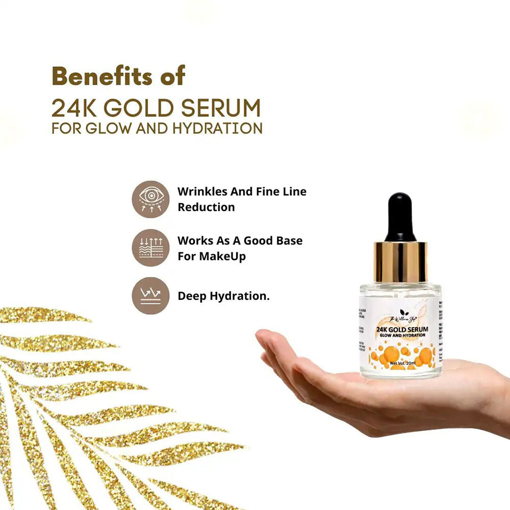 The Wellness Shop 24K Gold Serum For Glow And Hydration Water Based