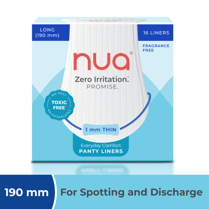 Nua Zero Irritation Panty Liners - 190 mm