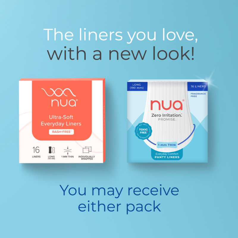 Nua Zero Irritation Panty Liners - 190 mm