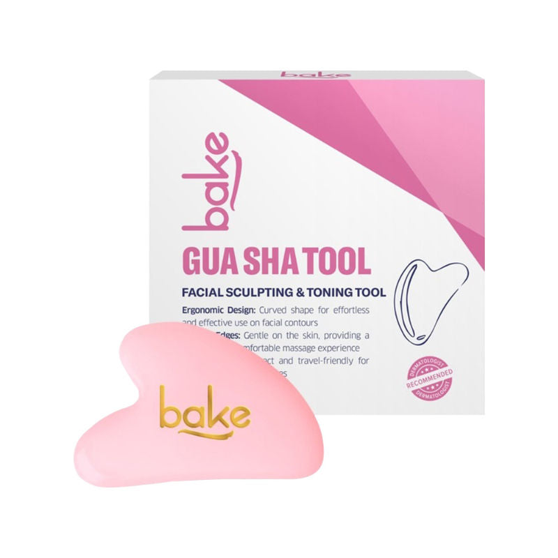 BAKE Quartz Gua Sha Stone Face Massager Tool for Reducing Fine Lines & Wrinkles and Eye Puffiness