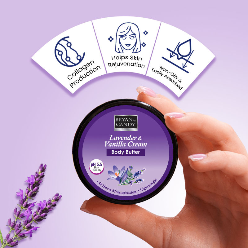 BRYAN & CANDY Lavender & Vanilla Cream Body Butter
