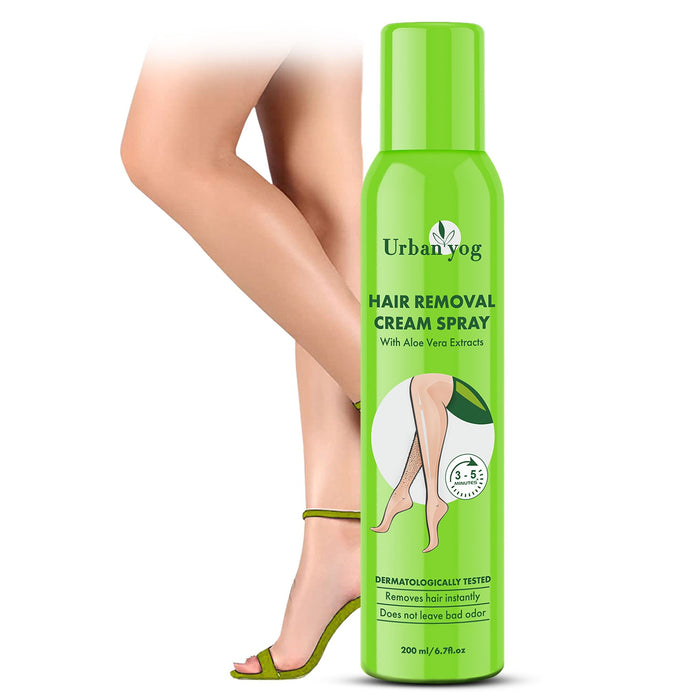 UrbanYog Hair Removal Cream Spray With Aloe Vera Extracts