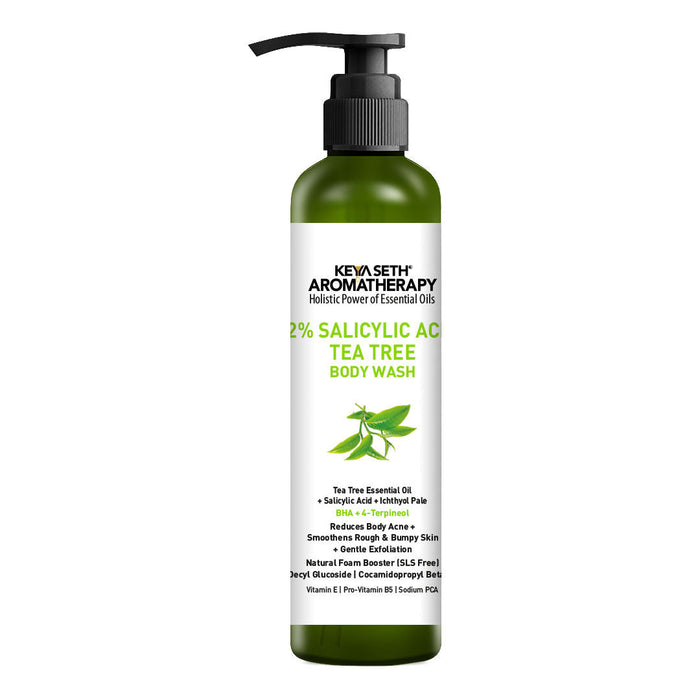Keya Seth Aromatherapy 2% Salicylic Acid Tea Tree Body Wash