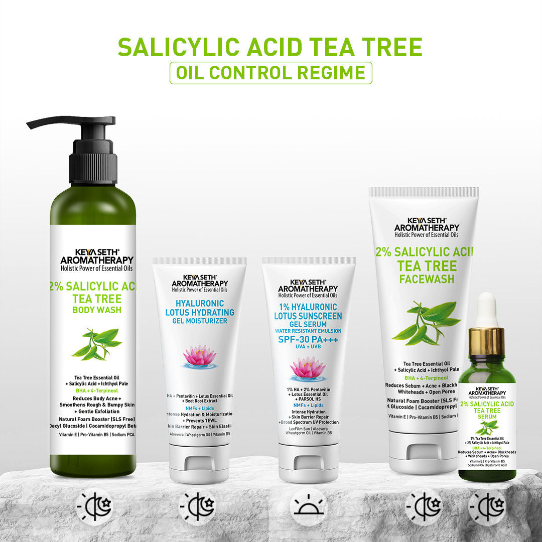 Keya Seth Aromatherapy 2% Salicylic Acid Tea Tree Body Wash