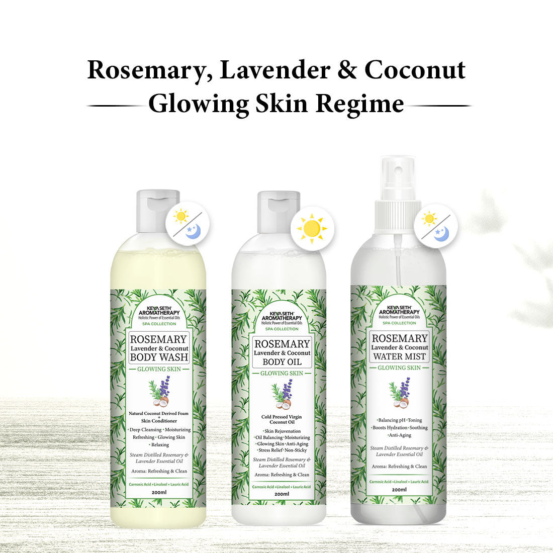 Keya Seth Aromatherapy Rosemary Lavender Coconut Body Wash