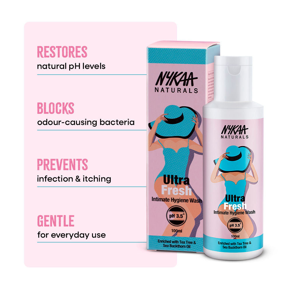 Nykaa Naturals Ultra Fresh Intimate Hygiene Wash PH 3.5 For Women