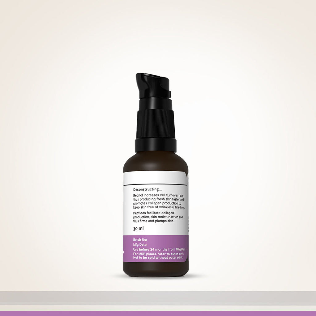 Deconstruct Retinol & Peptide Serum, 0.2% Retinol + 1% Peptide, Anti-Aging
