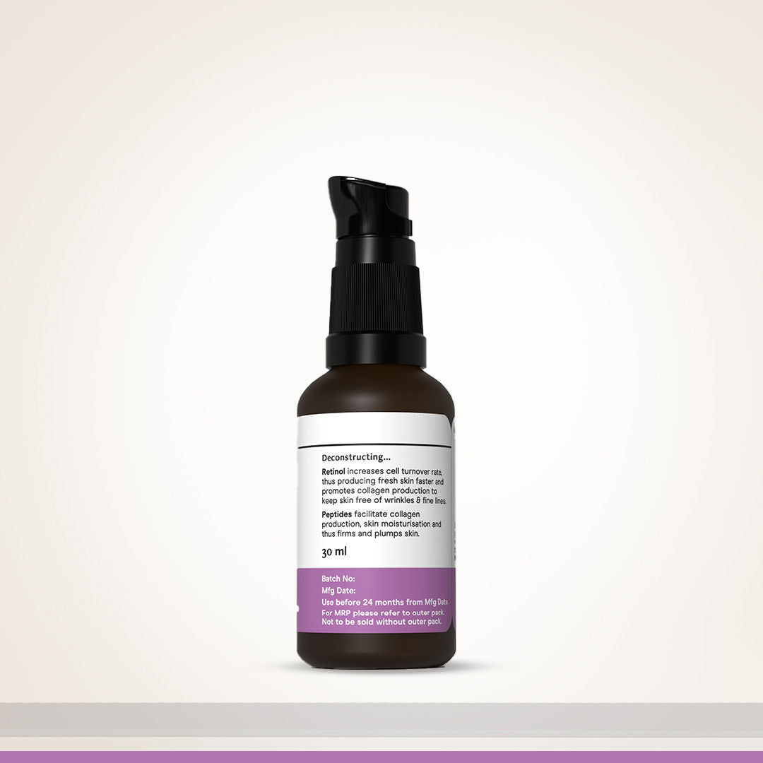 Deconstruct Retinol & Peptide Serum, 0.2% Retinol + 1% Peptide, Anti-Aging