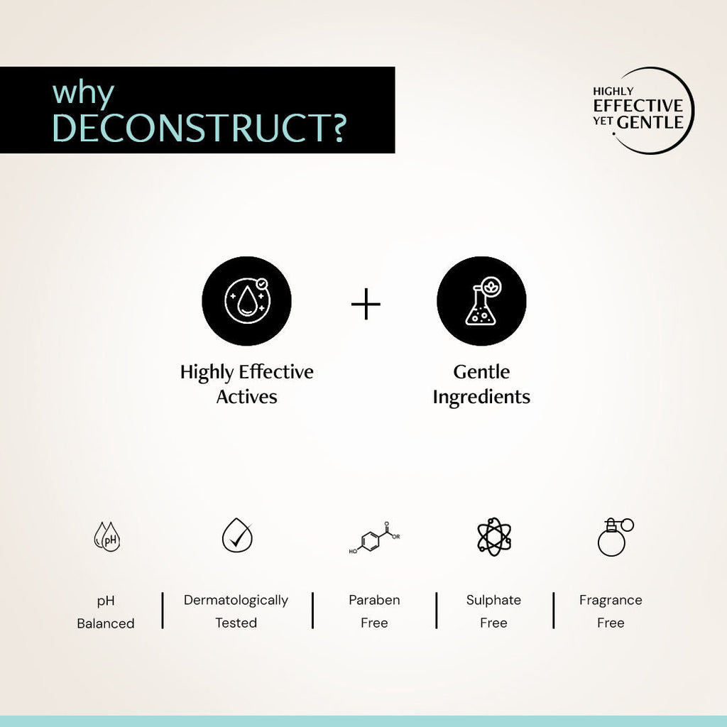 Deconstruct Hydrating Face Wash, 0.5% Amino Acids + 0.1% Hyaluronic Acid, Deeply Cleanses & Hydrates