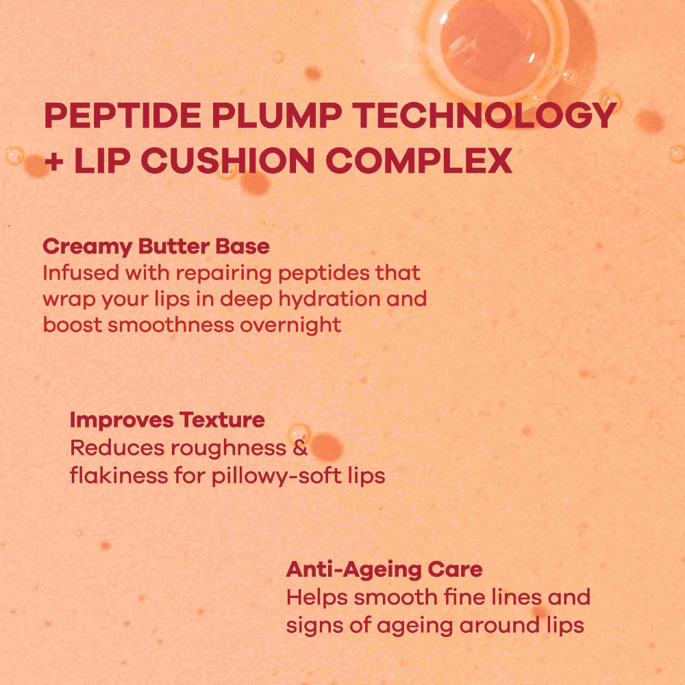 Earth Rhythm Lip Masque With Peptide, Overnight Damage Repair Mask and Seals Hydration