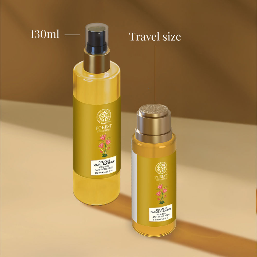 Forest Essentials Delicate Facial Cleanser - Kashmiri Saffron & Neem