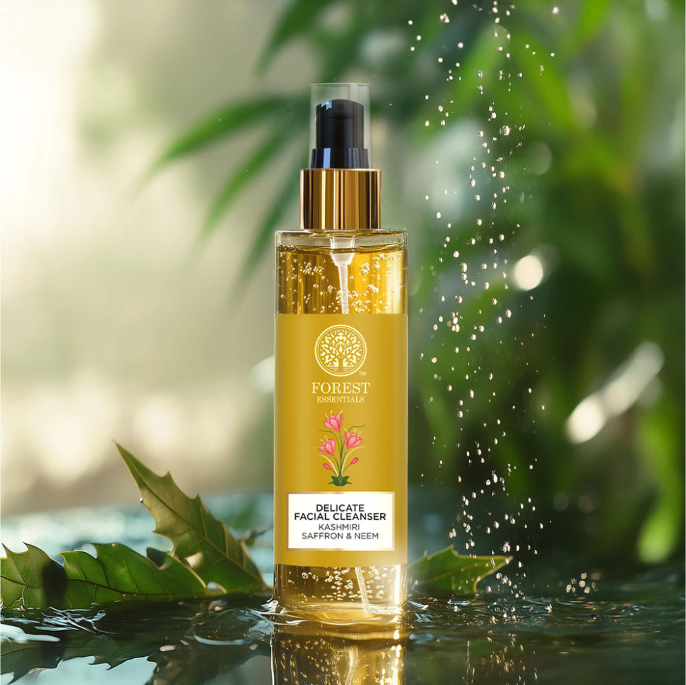 Forest Essentials Delicate Facial Cleanser - Kashmiri Saffron & Neem