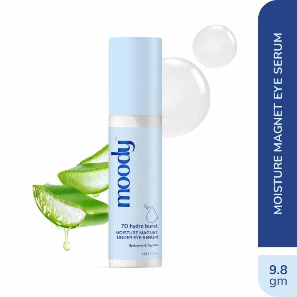 Moody Under Eye Roll On With Hyaluronic,Peptides & Vitamin E- Under Eye Serum For Dark Circles