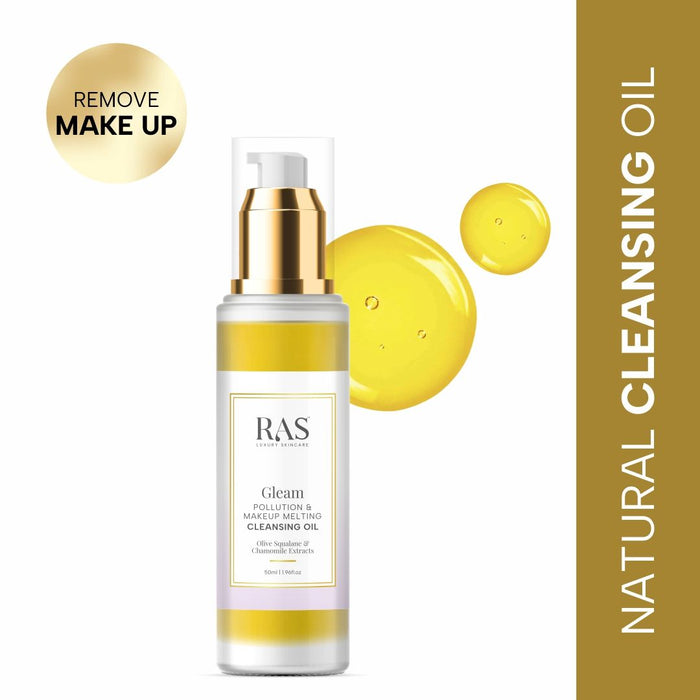RAS Luxury Oils Gleam - Pollution And Makeup Melting Cleansing Oil