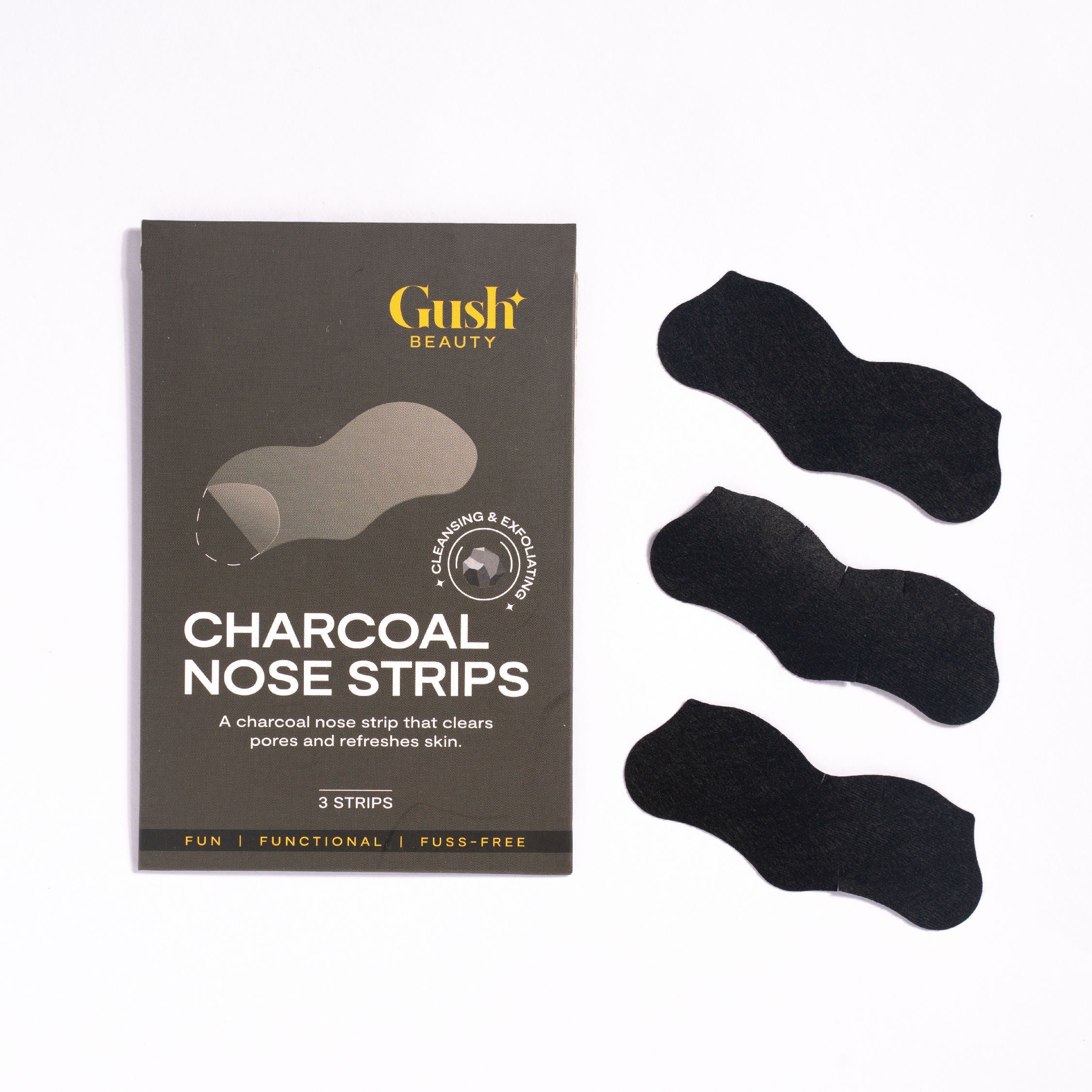 Gush Beauty Nose Pore Patches - Charcoal