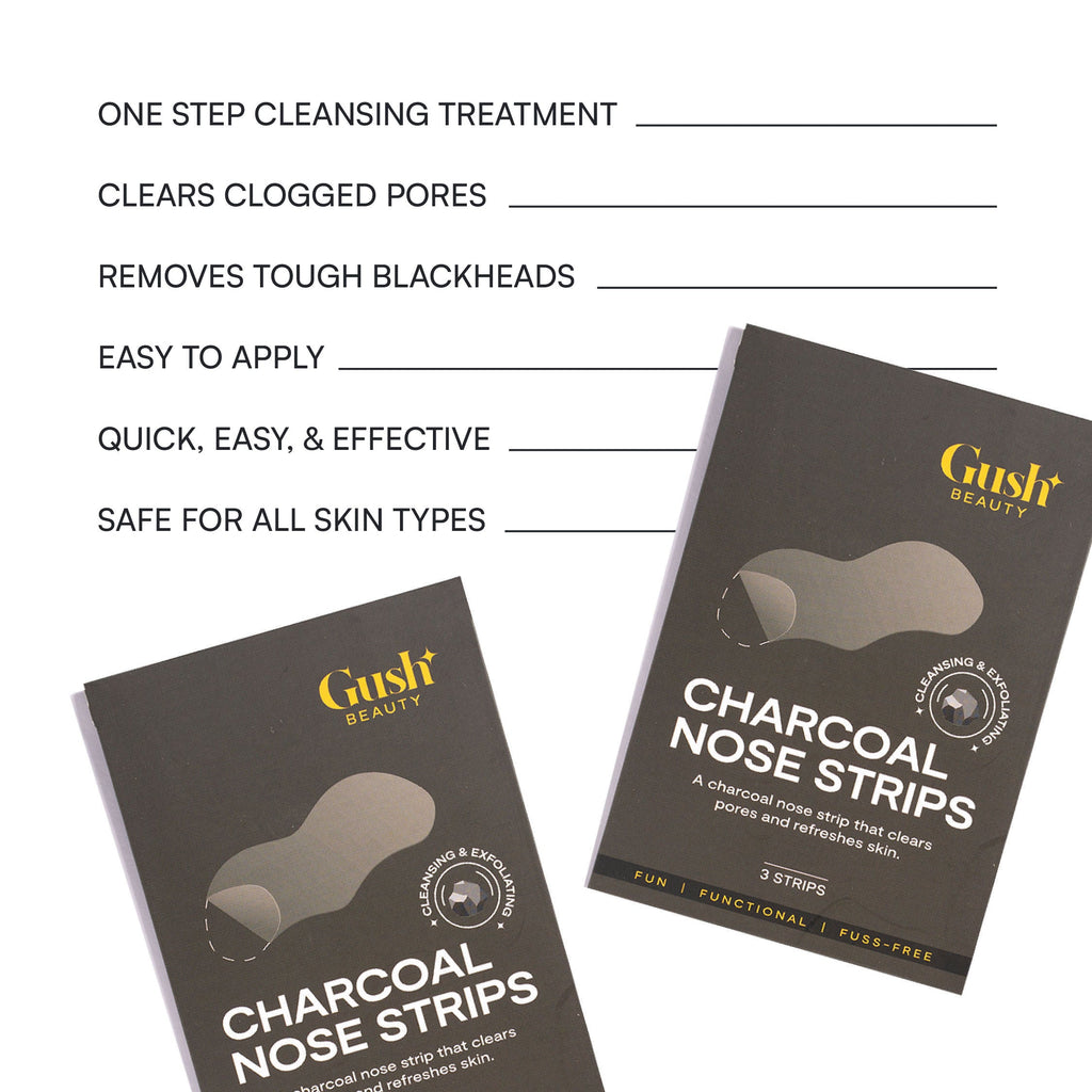 Gush Beauty Nose Pore Patches - Charcoal