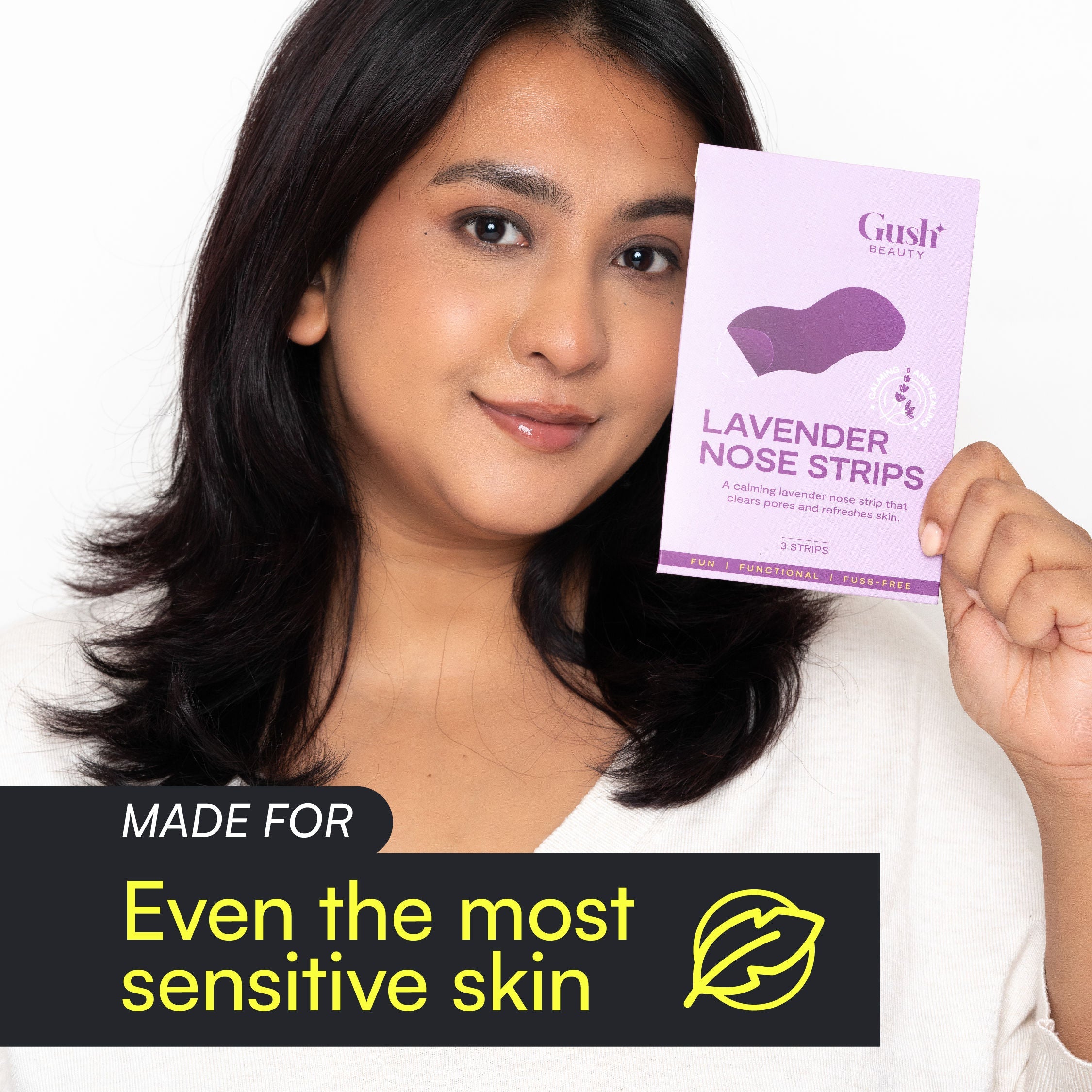 Gush Beauty Nose Pore Patches - Charcoal