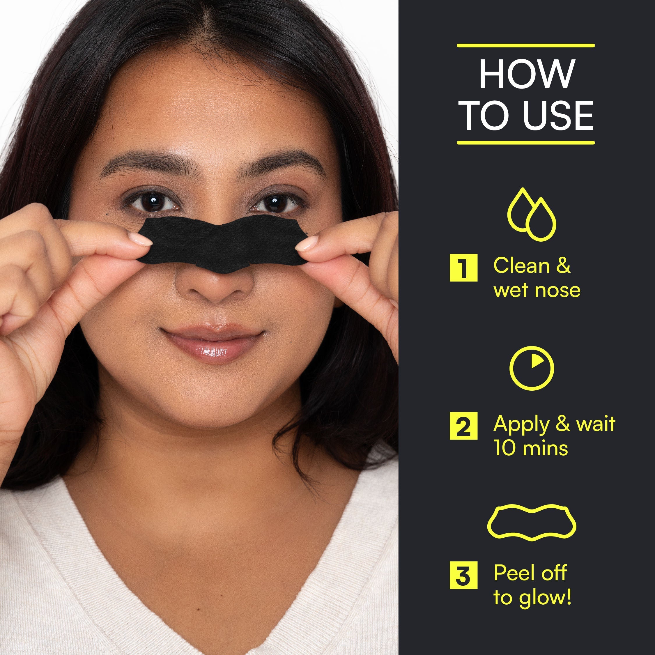 Gush Beauty Nose Pore Patches - Charcoal