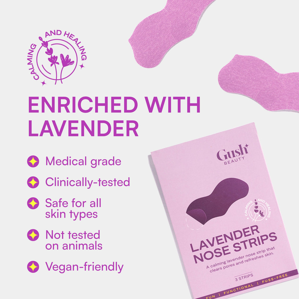 Gush Beauty Nose Pore Patches - Lavender