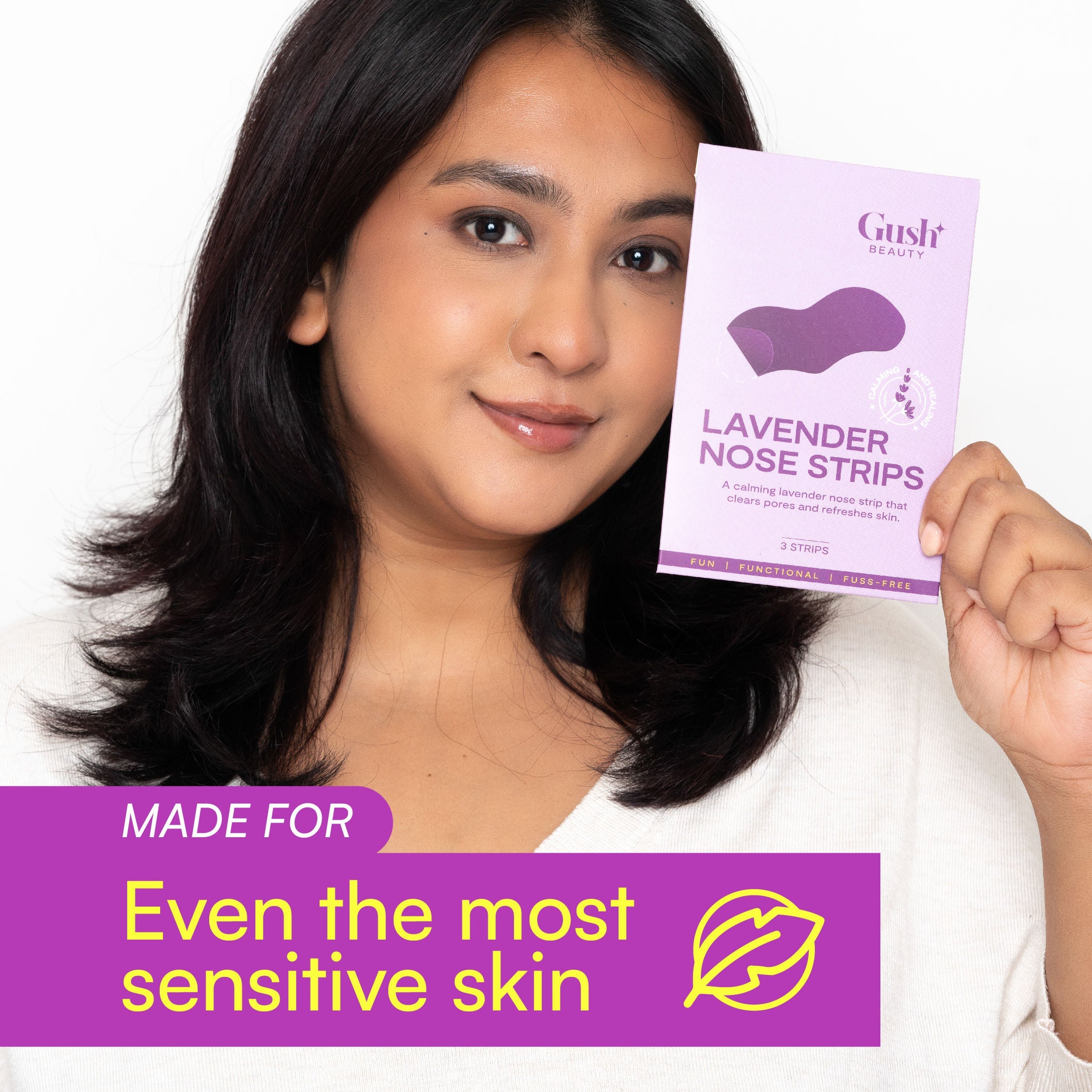 Gush Beauty Nose Pore Patches - Lavender