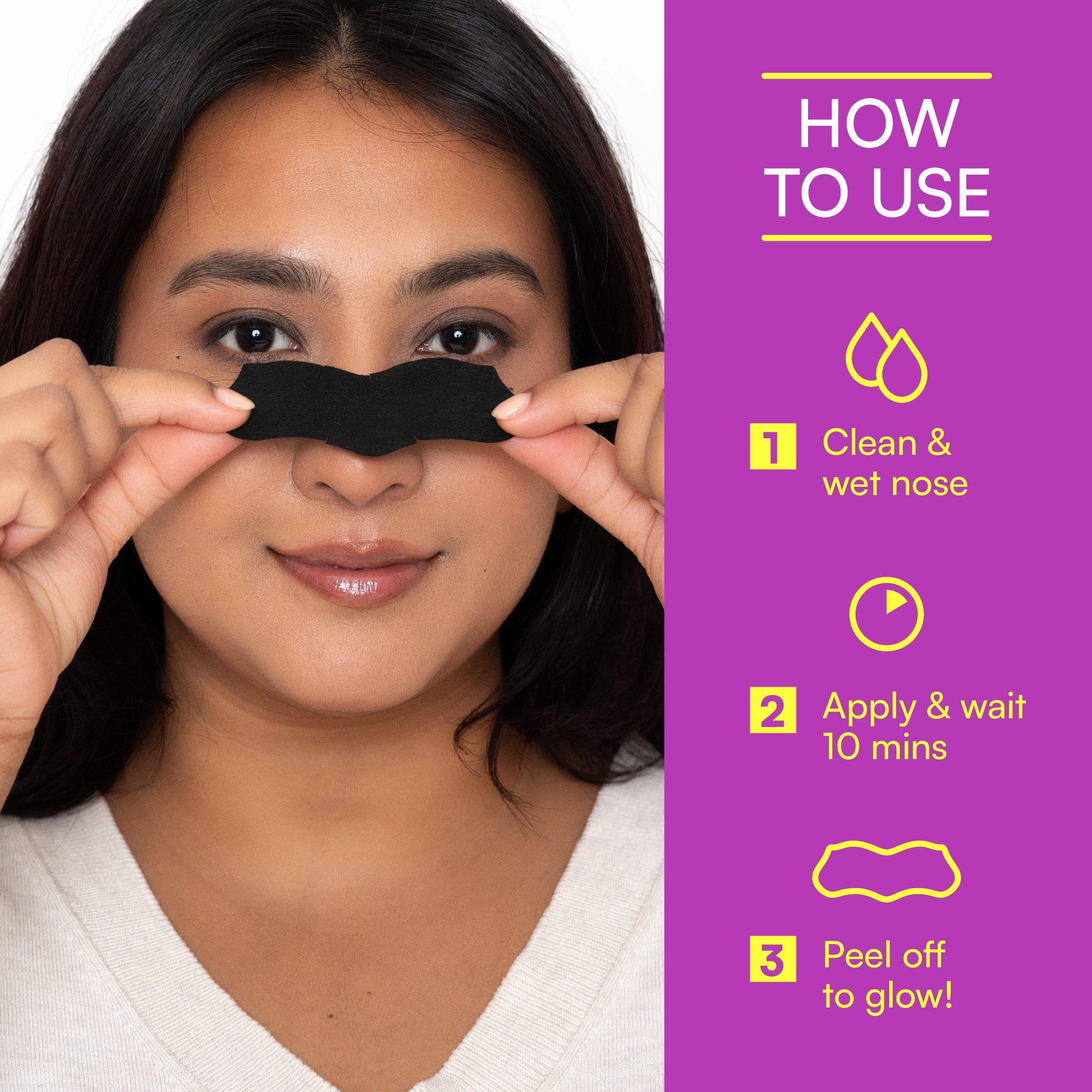 Gush Beauty Nose Pore Patches - Lavender