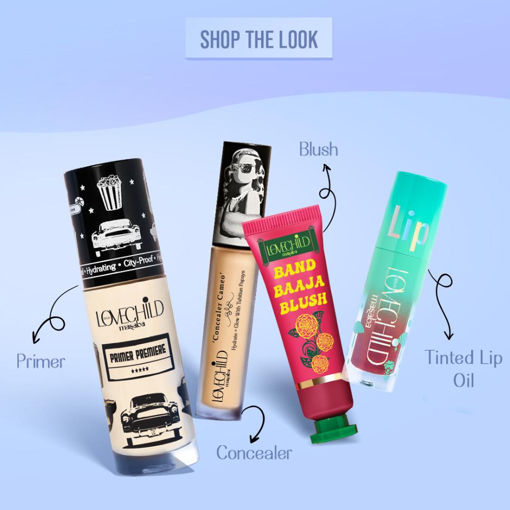 Lovechild Masaba Lip Gloss Oil, Tinted Lip Gelato Enriched with Jojoba Oil & Shea Butter