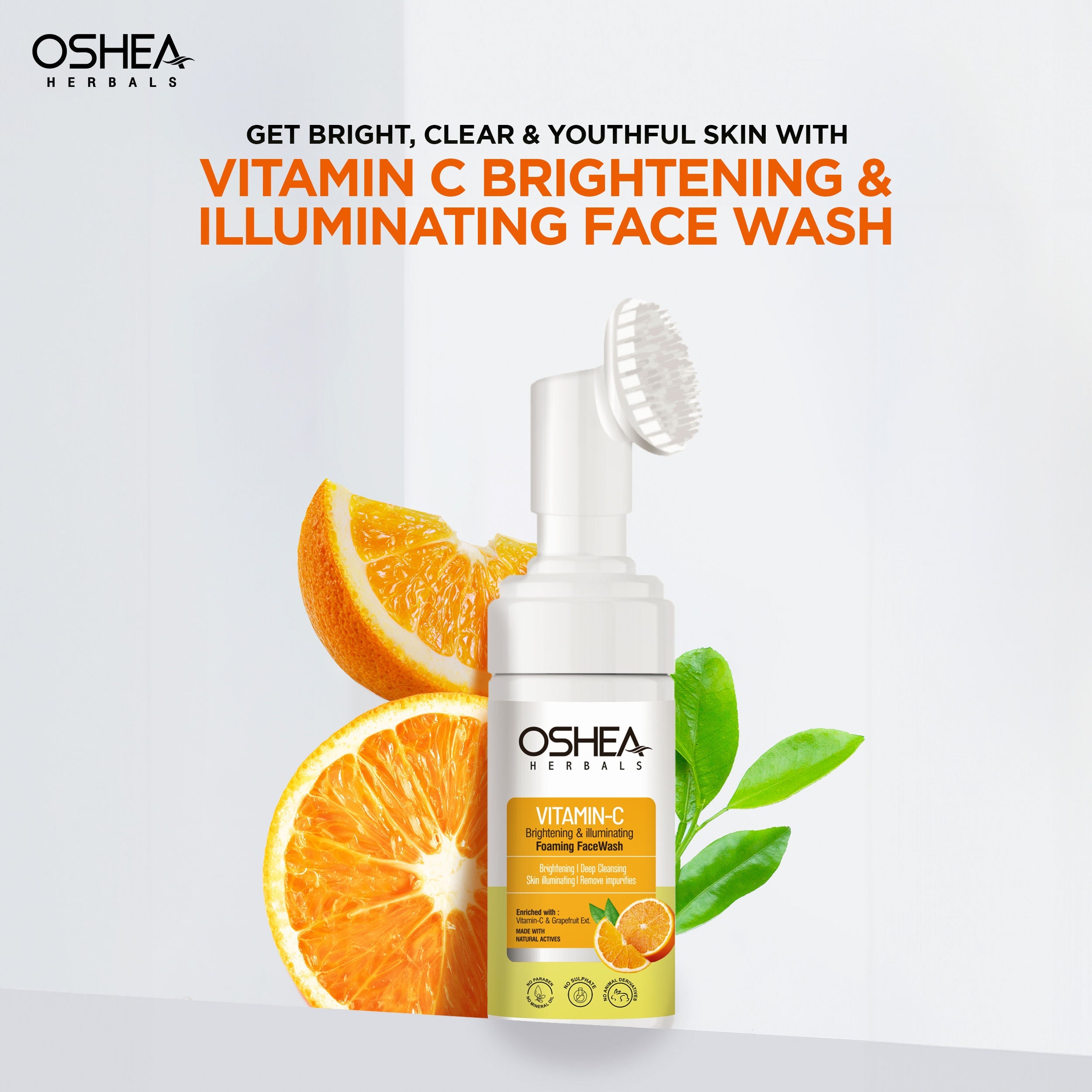 Oshea Herbals Brightening & Illuminating Foaming Face Wash
