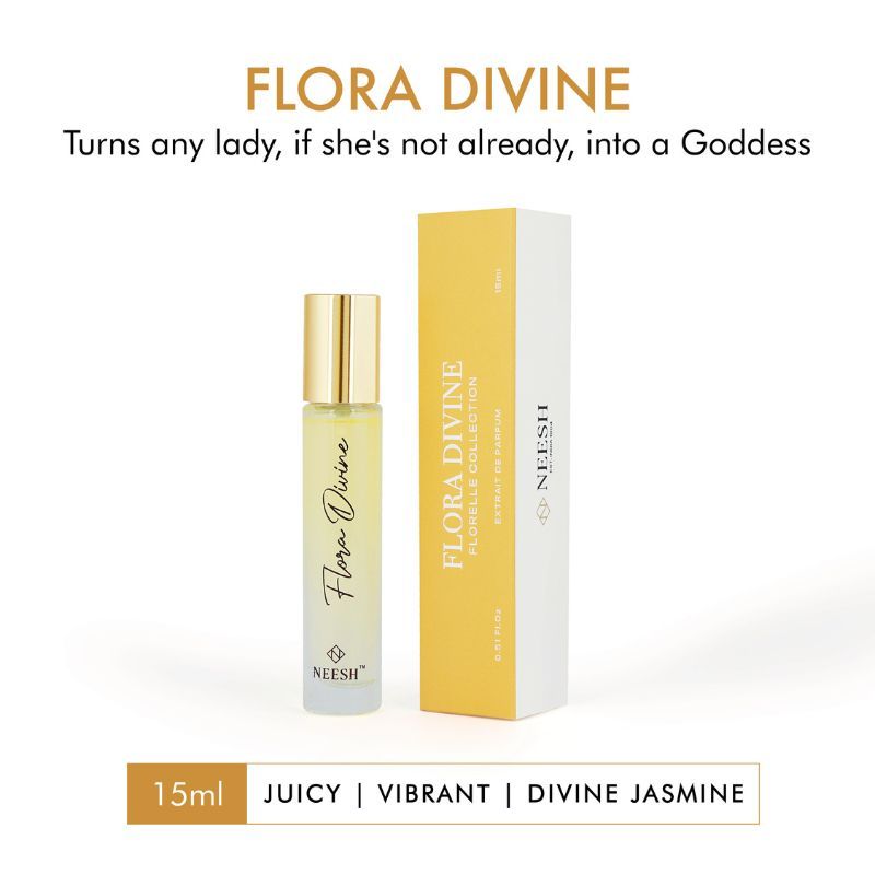 NEESH Flora Divine Extrait De Parfum – Fresh Floral Perfume for Women