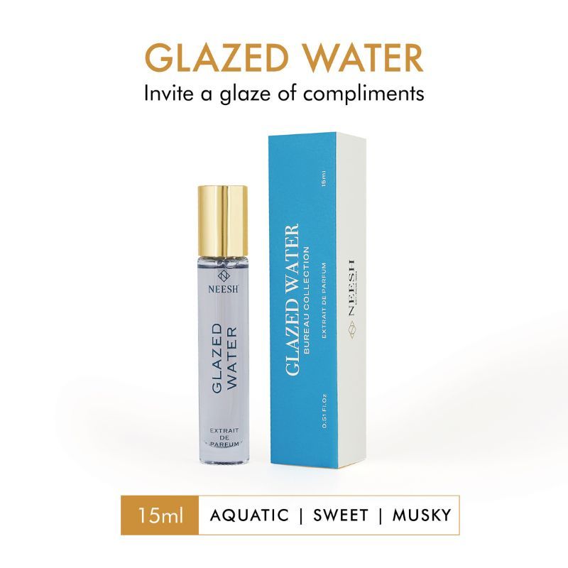 NEESH Glazed Water Extrait De Parfum – Aquatic Woody Perfume for Men