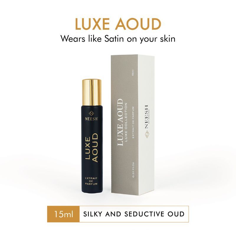 NEESH Luxe Aoud Extrait De Parfum – Rich Oud Perfume for Men