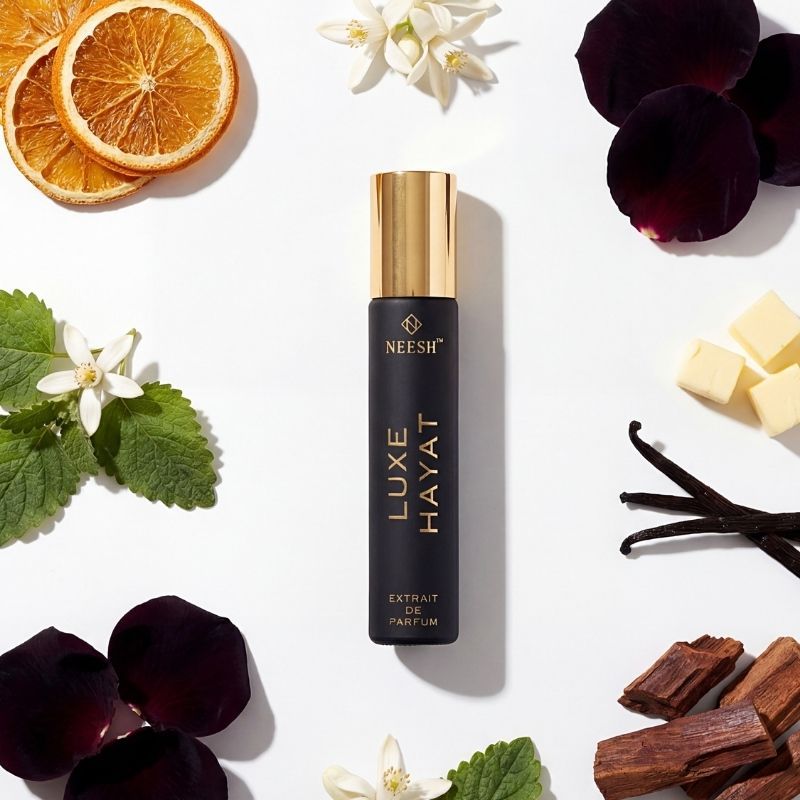 NEESH Luxe Hayat Extrait De Parfum – Earthy Rose Oud Perfume for Men