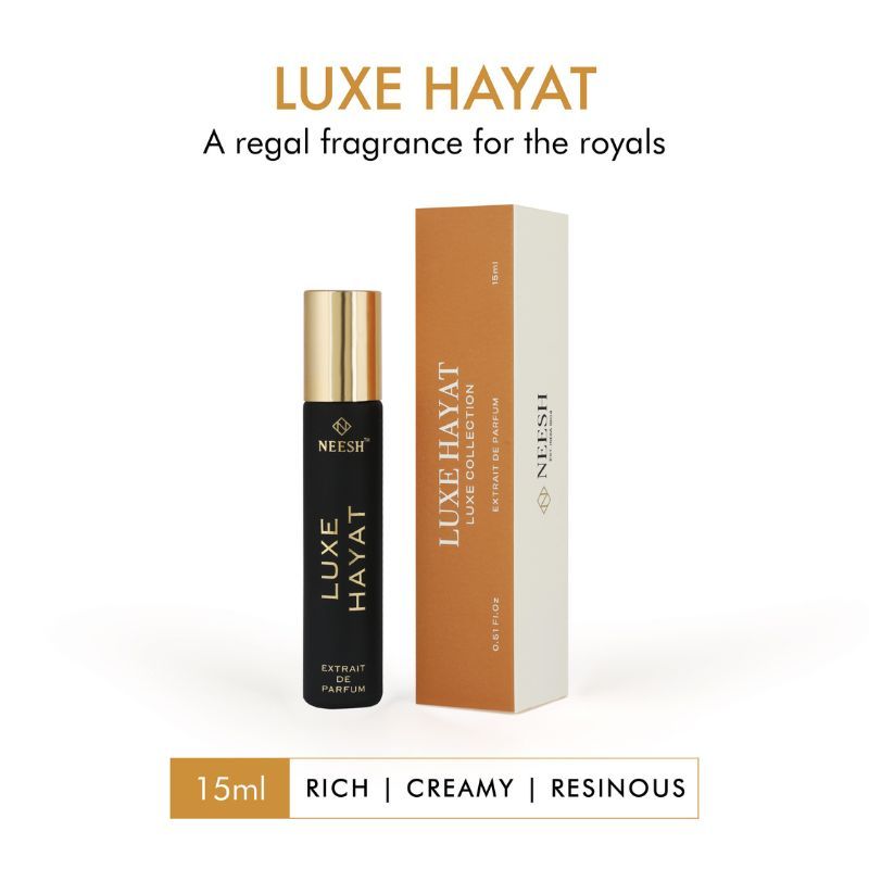 NEESH Luxe Hayat Extrait De Parfum – Earthy Rose Oud Perfume for Men