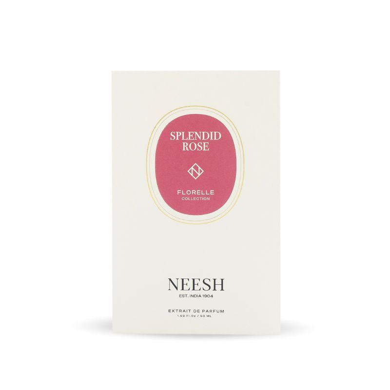 NEESH Splendid Rose Extrait De Parfum – Rose Floral Perfume for Women