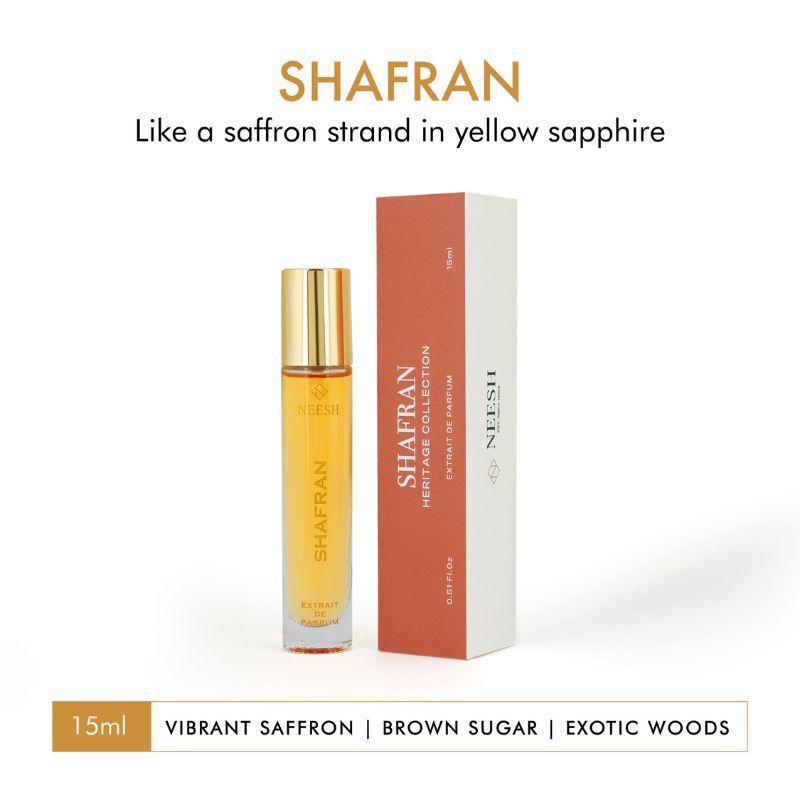 NEESH Shafran Extrait De Parfum – Spicy Saffron Perfume Unisex
