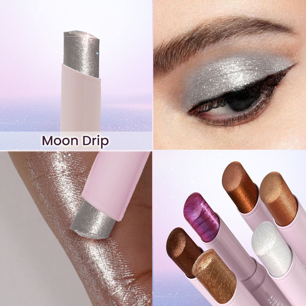 Swiss Beauty Jelly Verse Glow Eyeshadow Stick , Rich Color Payoff, Crease-Proof