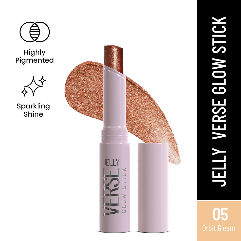 Swiss Beauty Jelly Verse Glow Eyeshadow Stick , Rich Color Payoff, Crease-Proof