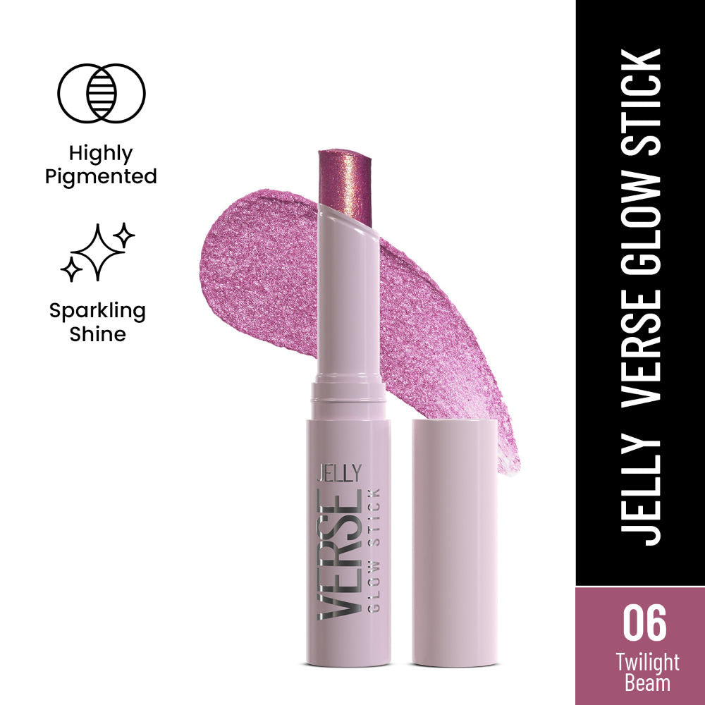Swiss Beauty Jelly Verse Glow Eyeshadow Stick , Rich Color Payoff, Crease-Proof