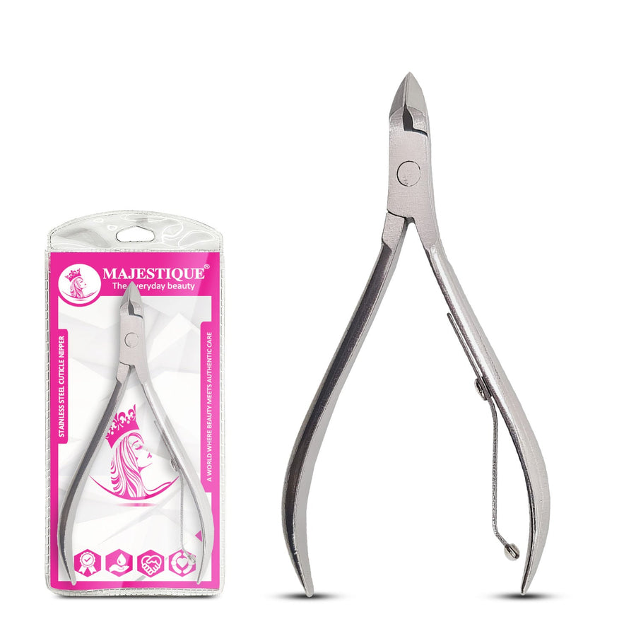 Majestique Professional Cuticle Nippers - Precision Surgical-Grade Steel for Men, Women and Girls