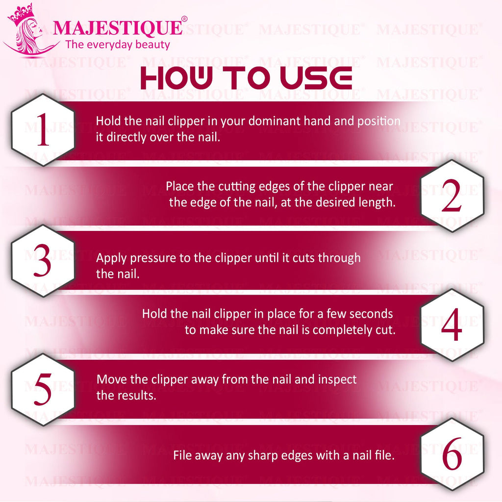 Majestique Nail File And Clipper Set - Colour May Vary