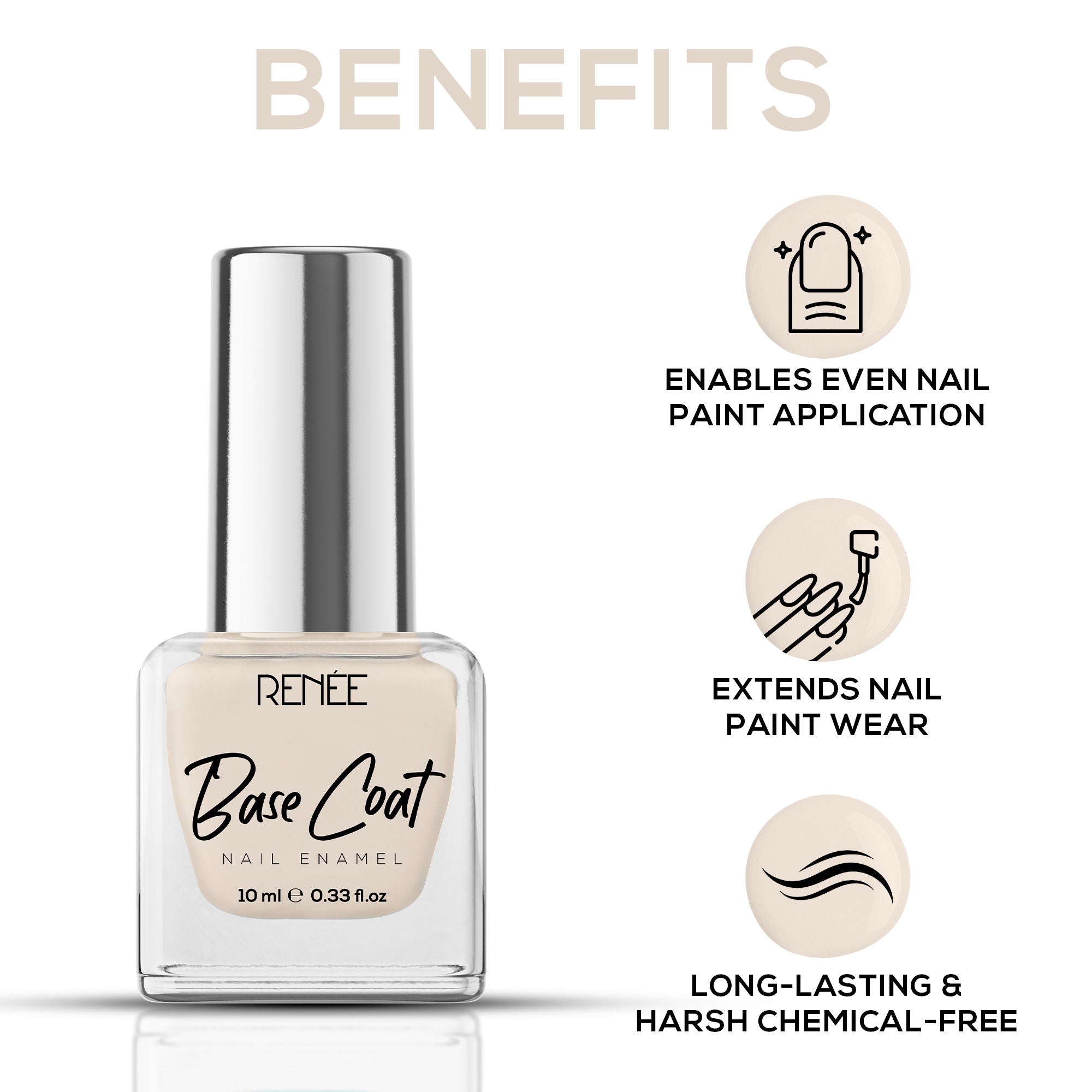 Renee Cosmetics Base Coat Nail Enamel