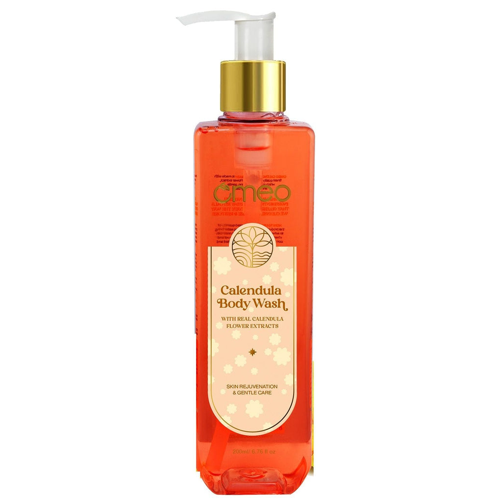 Omeo Calendula Body Wash Skin Friendly Ph, Gentle Cleansing, Soft Nourshing Body Wash
