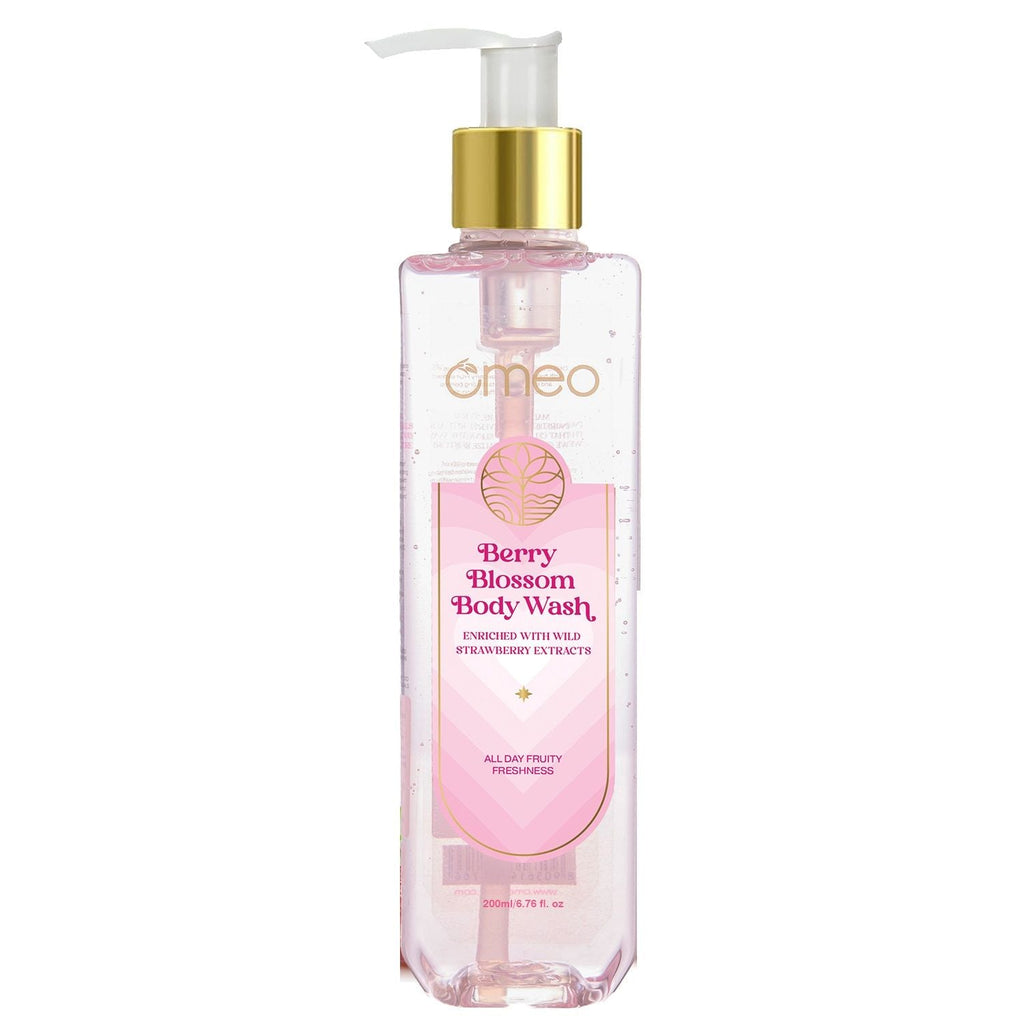 Omeo Berry Blossom Body Wash - Skin Friendly Ph, Gentle Cleansing, Soft Nourshing Body Wash