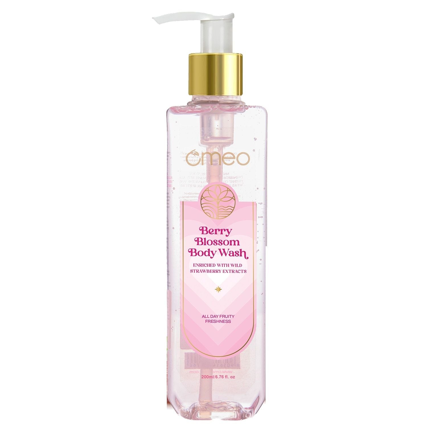 Omeo Berry Blossom Body Wash - Skin Friendly Ph, Gentle Cleansing, Soft Nourshing Body Wash