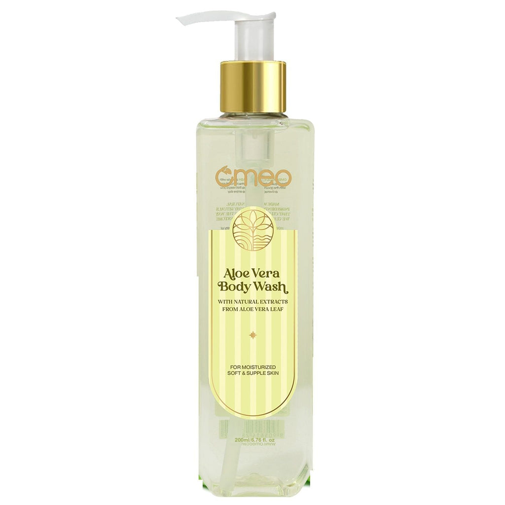 Omeo Aloe Vera Body Wash - Skin Friendly Ph, Gentle Cleansing, Soft Nourshing Body Wash