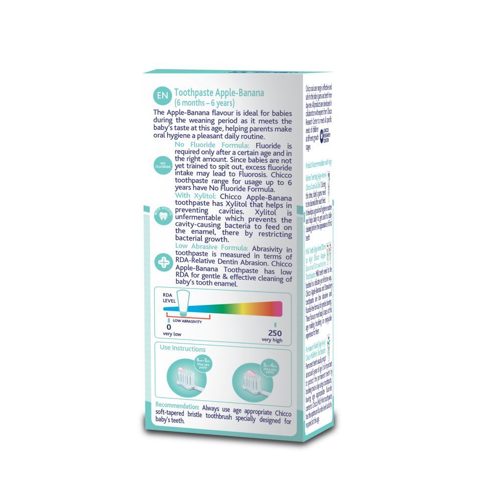 Chicco Apple Banana Toothpaste